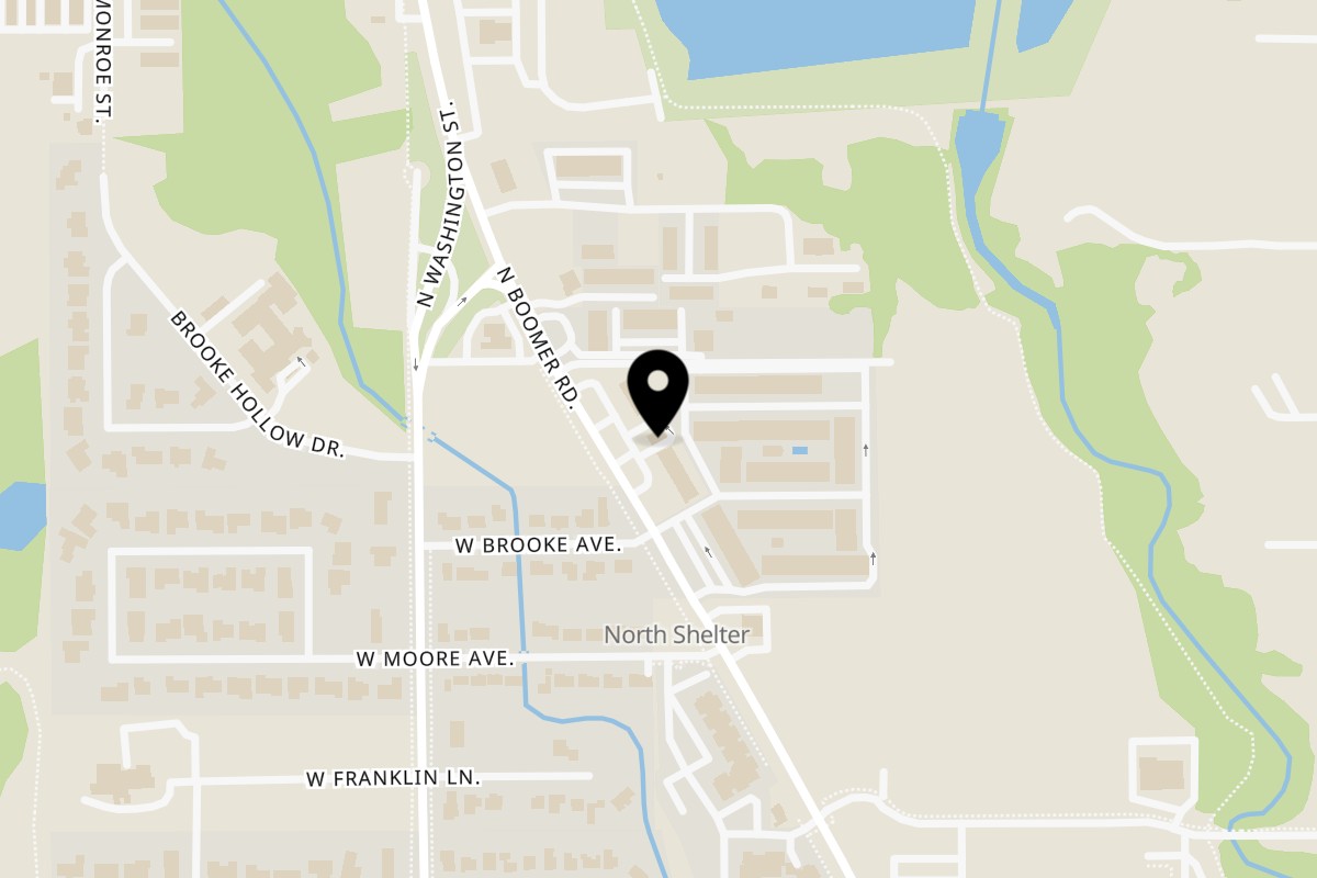 Map showing the location of DON PIBIL GRILL Stilly Express Don Pibil on 1911 N Boomer Rd in Stillwater